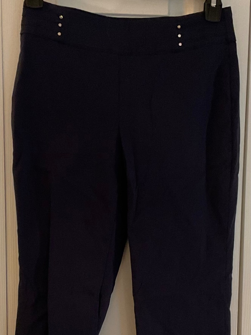 Women’s JM Collection Navy Blue Pants Size Petite Medium SHORT